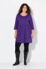 Image Ulla Popken - Chemise Tunique Femme - Coloris Lys - 91 cm - 100% coton - Taille 44 à 70