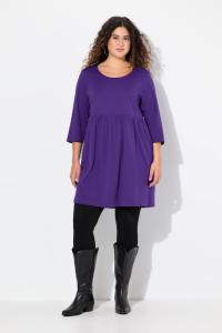 Image Ulla Popken - Chemise Tunique Femme - Coloris Lys - 91 cm - 100% coton - Taille 44 à 70