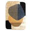 Image Impalo ATOLL 1 - Tapis salon - Multicolore Fabriqué en Inde - 120x170 cm - 60 % laine , 30 % viscose , 10 % coton
