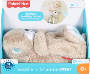 Image Peluche Fisher-Price FXC66 - Ma Loutre Câlins Bonne Nuit - Veilleuse Bébé Musicale et Lumineuse