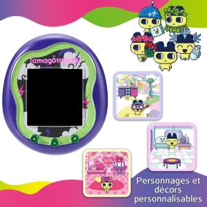 Image Tamagotchi Connecté Bandai 43356 Monster avec Bracelet Montre - Animal Interactif Virtuel à élever