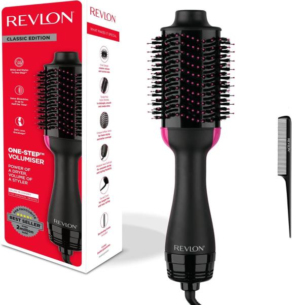 Image Brosse Cheveux Soufflante Femme Revlon RVDR5222 Salon One-Step™ - Céramique - Noir
