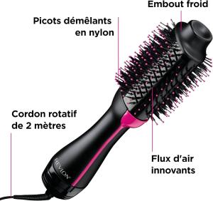 Image Brosse Cheveux Soufflante Femme Revlon RVDR5222 Salon One-Step™ - Céramique - Noir