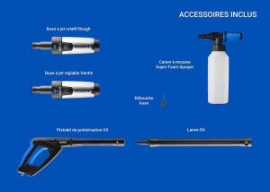 Image Nettoyeur Haute Pression Nilfisk Premium 200 - Puissant  3300W - Noir Bleu
