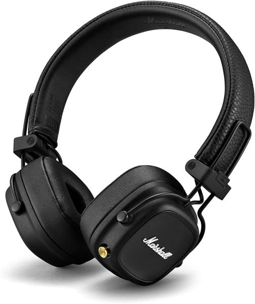 Image Casque  Sans Fil Marshall Major IV Bluetooth - Supra-auriculaire pliables - Noir