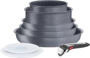 Image Set 8 Pièces Tefal L7669802 Ingenio Natural On - Batterie de cuisine Compatible Induction - Fabriqué en France