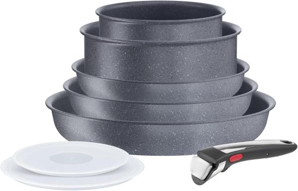 Image Set 8 Pièces Tefal L7669802 Ingenio Natural On - Batterie de cuisine Compatible Induction - Fabriqué en France