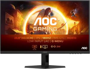 Image Ecran PC 24" Full HD AOC Gaming 24G4XED - 180 Hz, 1 ms, FreeSync Prem., G-Sync - Noir