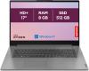 Image PC Portable 17" FHD+ Lenovo 17ALC6  IdeaPad 3 (Ryzen 5 5500U, RAM 8Go, SSD 512Go, Wn 11) AZERTY - Gris