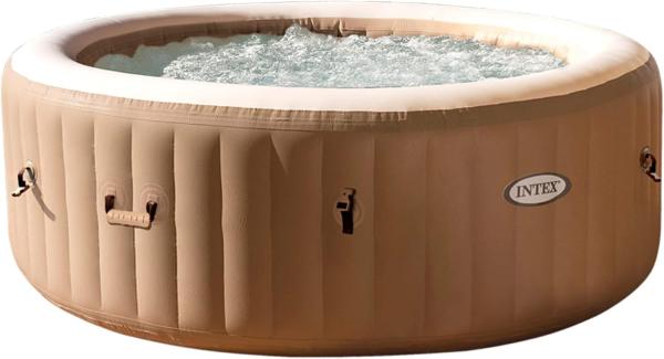 Image Spa Gonflable Intex 28428EX  Pure Spa Sahara - 6 Places - Couvrable - Beige