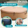 Image Spa Gonflable Intex 28428EX  Pure Spa Sahara - 6 Places - Couvrable - Beige