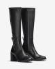 Image Sélection de bottes pour femme à 99,90€ -  Modèles Cow-boy, Talon Large ou Tige Haute Type Chelsea - Cuir