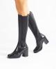 Image Sélection de bottes pour femme à 99,90€ -  Modèles Cow-boy, Talon Large ou Tige Haute Type Chelsea - Cuir