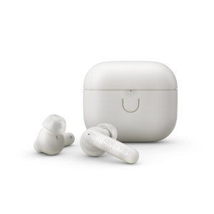 Image Urbanears Boo Tip Raw Earbuds - Ecouteurs sans fil à embouts en silicone - Autonomie Jusqu'à 30h - Matériaux recyclés - Blanc