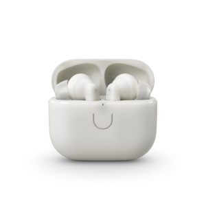Image Urbanears Boo Tip Raw Earbuds - Ecouteurs sans fil à embouts en silicone - Autonomie Jusqu'à 30h - Matériaux recyclés - Blanc