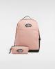 Image Pack Vans Skool - Sac à dos Enfant - Garçon ou Fille (18L) + Trousse Pochette (5L) - Gris, Bleu ou Rose
