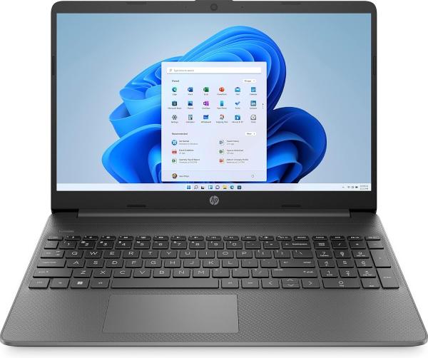 Image PC Portable 15,6" FHD HP A1YS4EA Laptop (Celeron-N4120, RAM 4Go, SSD 128Go, Win 11) - AZERTY - Gris