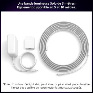 Image Kit de base ruban LED Philips Hue White and Color Ambiance - Compatible Assistants Vocaux