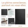 Image Vertellis Chapitres - Journal de gratitude et d'introspection - Développement Personnel - Chapters - Couverture Similicuir - Noir