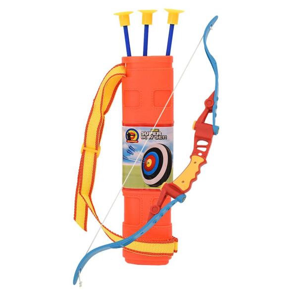 Image vidaXL 80360 -  Ensemble de tir à l'arc et de flèches pour enfants - Jouet à partir de 6 ans - Multicolore