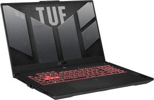 Image PC 17.3 FHD Asus TUF Gaming A17-TUF707NV-HX072 (RAM 16Go, SSD, 512Go, RTX 4060 - Sans OS)