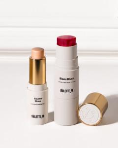 Image Coffret Violette_fr - The Radiant Blush Set - Bisou Blush + Baume Shine - Personnalisable - Teintes au choix