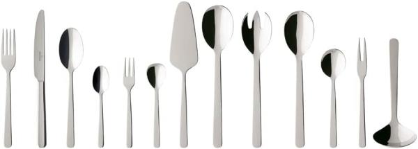 Image Coffret 68 pièces Villeroy & Boch Louis - Couverts de table pour 12 personnes - Acier inoxydable