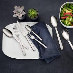 Image Coffret 68 pièces Villeroy & Boch Louis - Couverts de table pour 12 personnes - Acier inoxydable