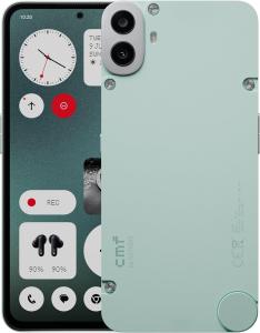 Image Smartphone CMF Phone 1 8Go RAM +128Go Stockage - APN ony 50 MP avec Ultra XDR - AMOLED 6,67" et Nothing OS 2.6 - Noir, Orange ou Vert Clair