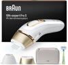 Image Épilateur À Lumière Pulsée Braun PL5152 Silk·expert Pro 5 + Pochette, Tête De Précision, Rasoir Venus Doré/Blanc