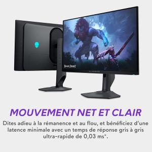 Image Écran PC 27" QDH OLED Alienware AW2725DF 27" - 0.03ms, AMD FreeSync Premium Pro - Garantie 3 Ans