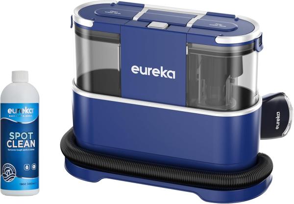 Image Shampouineuse Eureka NEY100 - Réservoir d'Eau de 1,5 Litre et Détergent de 450 ml - Bleu