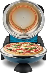 Image Four G3 Ferrari G10006 Pizza Exprimer Plaisir - 1200 W, 400°C - Pierre - Livre de Recettes - Bleu
