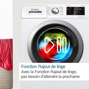 Image Lave linge hublot Bosch WAN28209FR, Série 4 - 9 kg, 1400 trs/min - Fonction Rajout de Linge - Blanc - CE A