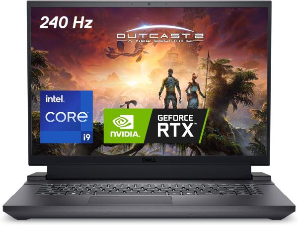 Image PC Portable 16'' QHD+ Dell 7630  G16 - Ecran 240 Hz (i9, RAM 32Go, SSD 1To, RTX 4070, Win 11) - AZERTY - Gris