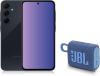 Image Pack Samsung Galaxy A35 5G, 128 Go, Bleu nuit avec enceinte JBL GO3 ECO OFFERTE