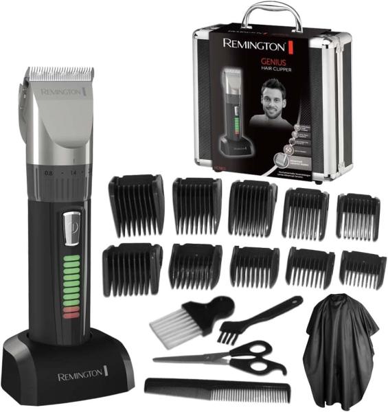 Image Tondeuse Cheveux Remington HC5811 Genius - 10 Sabots, Mallette pro + accessoires)