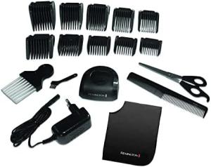 Image Tondeuse Cheveux Remington HC5811 Genius - 10 Sabots, Mallette pro + accessoires)