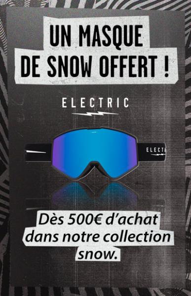 Image 30% de réduction sur une sélection d'articles de Snow + Masque de Snow Electric Kleveland Blue Chrome OFFERT