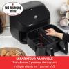 Image AirFryer Instant Vortex Plus VersaZone - SyncFinish - 1700W - Friteuse sans Huile 8-en-1 - Noir