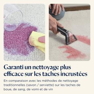 Image Shampouineuse BISSELL 3924N SpotClean ProHeat Advanced - Nettoyeur Tissu et Tapis - 1125W