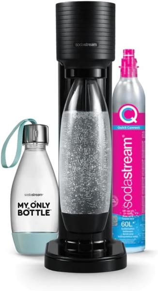 Image Lot Machine à Eau Gazeuse sodastream Gaia 1 Bouteille 1L + 1 Bouteille 0,5L