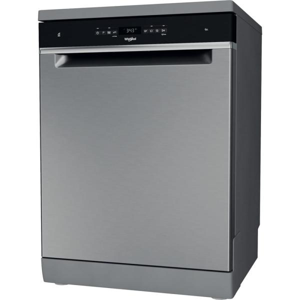Image Lave-vaisselle WHIRLPOOL WFO3C3365X Natural Dry - Posable - 6ème SENS - Gris - Classe énergétique D