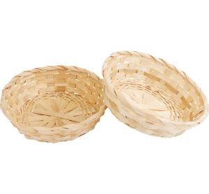 Image Pack 2 Corbeilles Bambou VBS - 2 Pièces - 20cm - réf 24593