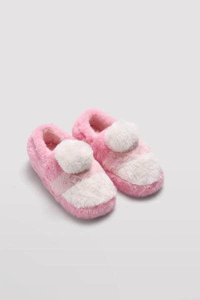 Image Chaussons Femme Ysabel Mora - Chaussures d'intérieur avec détail pompon rose - Taille 26 à 39 - 3403126-27UNICO