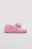 Image Chaussons Femme Ysabel Mora - Chaussures d'intérieur avec détail pompon rose - Taille 26 à 39 - 3403126-27UNICO