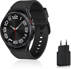 Image Pack Smartwatch Samsung Galaxy Watch6 Classic  - Montre Connectée avec Chargeur - Argent ou Noir