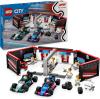 Image Set Garage De F1 Et Voitures LEGO 60444 City - Mercedes-AMG Et Alpine - Dès 7 ans - 2 Véhicules, 2 Pilotes & 4 Mécaniciens
