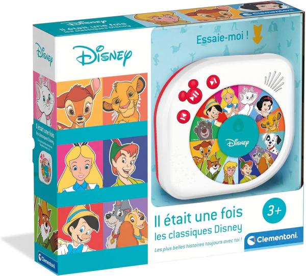Image Coffret Clementoni 52656 - Il Était Une Fois - Les Classiques Disney - Jouet Electronique - Dès 3ans - Conteur d'Histoires