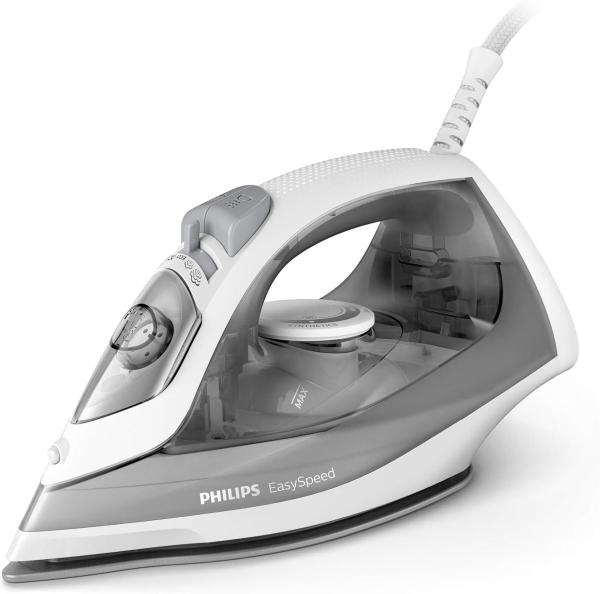 Image Fer à Repasser Vapeur Philips GC1751/80 EasySpeed - 2000W - Effet Pressing - Effet Pressing - Système Anti-Goutte, Réservoir 220ml